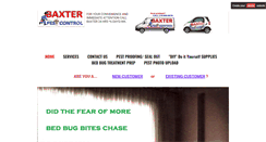 Desktop Screenshot of baxterpestcontrol.com